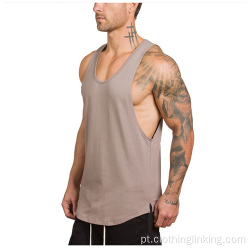 Esportes de treinamento de musculação camiseta sem mangas